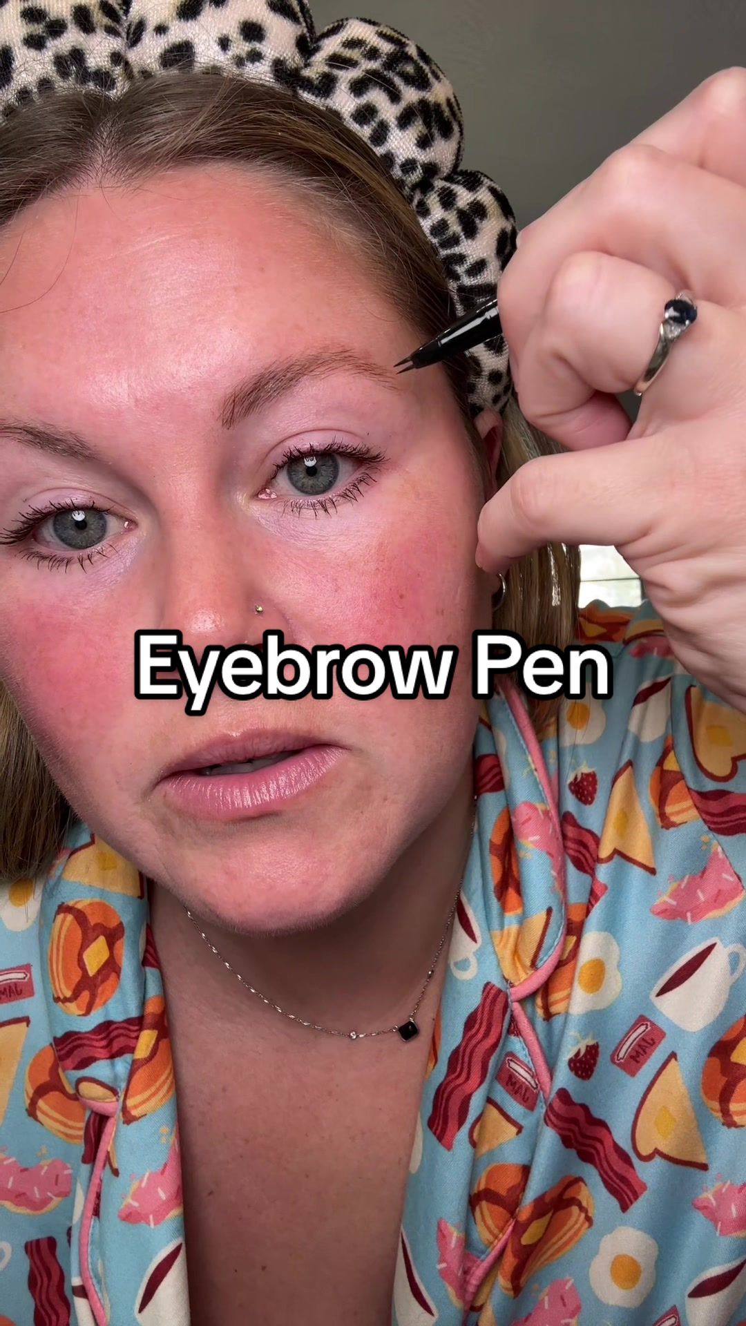 TikTok post by @lucytiktokaffiliate for iMethodBeauty. Caption reads: @IMETHOD BEAUTY #imethod #eyebrowpen.