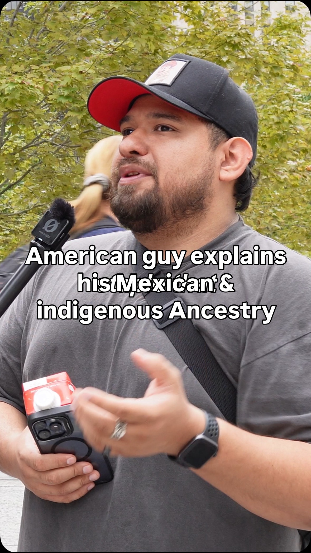 Instagram post by @mattzamudio for Ancestry. Caption reads: #AncestryPartner American guy explains his [...].