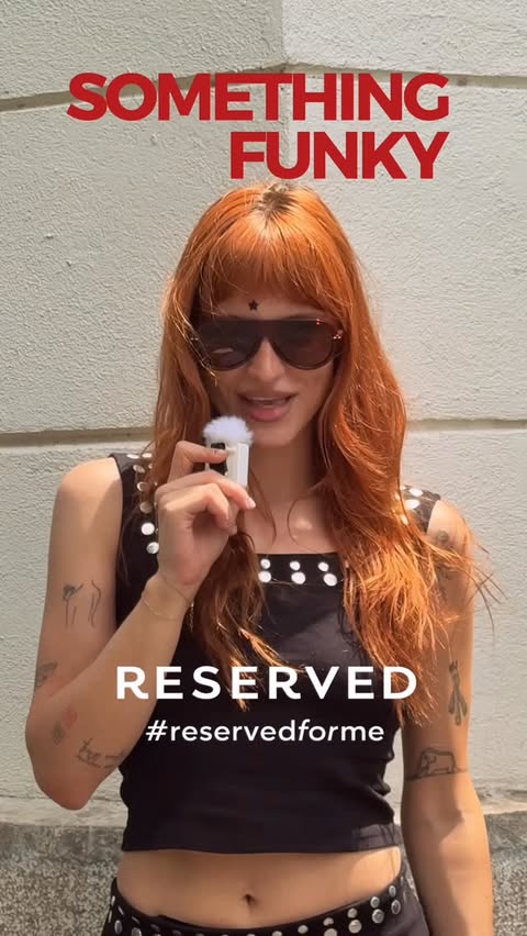 Instagram post by @denisa_balint for Reserved. Caption reads: 3 funky festival inspo fits ft @reserved the new....