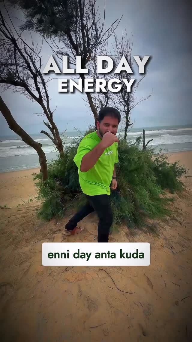 Instagram post by @uday_royce for Kapiva. Caption reads: Secret of my Energy ✨ 

“Long rides, Tough times....