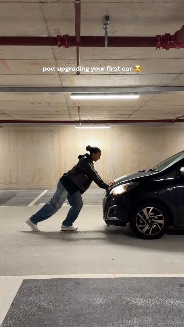 Instagram post by @edina.fit for Peugeot. Caption reads: Big girl car era 🚙

Why did nobody tell me me how....