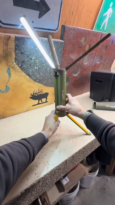 Instagram post by @hummelconcrete for BougeRV. Caption reads: Last minute 🎁🎄🎁
Camp Gear from @bougerv....