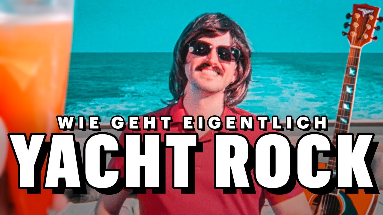 YouTube post by @martifischer for Squarespace. Caption reads: Was zur Hecke ist YACHT ROCK?.