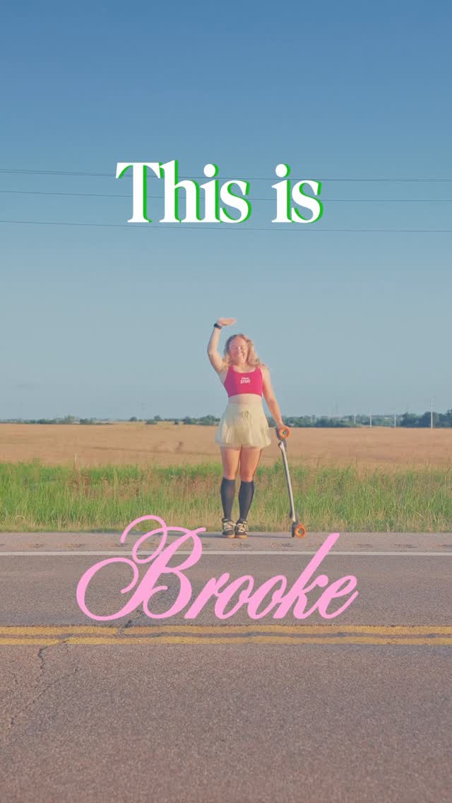 Instagram post by @brookedoeseverything for Playtex Sport Tampons. Caption reads: Well equipped for this cross-country trip with....