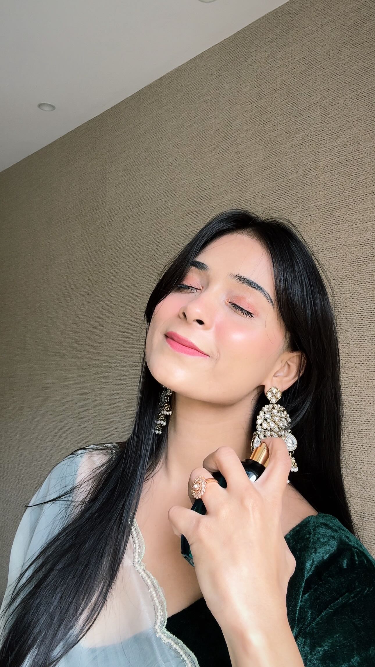 Instagram post by @sejalbhadoriaa for French Essence. Caption reads: Celebrate your freedom to choose… your freedom to....