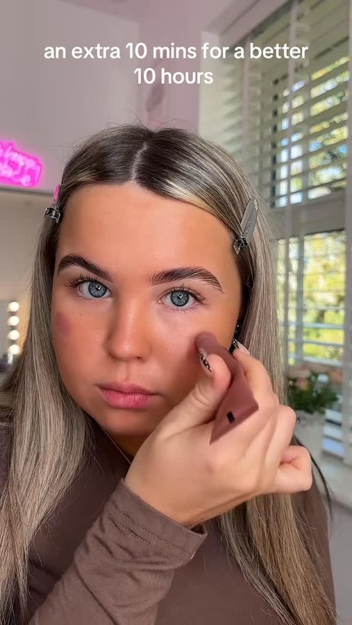 Instagram post by @makeupizzyy for NAKED SUNDAYS. Caption reads: my favourite part of the day always 🤍
-
products....