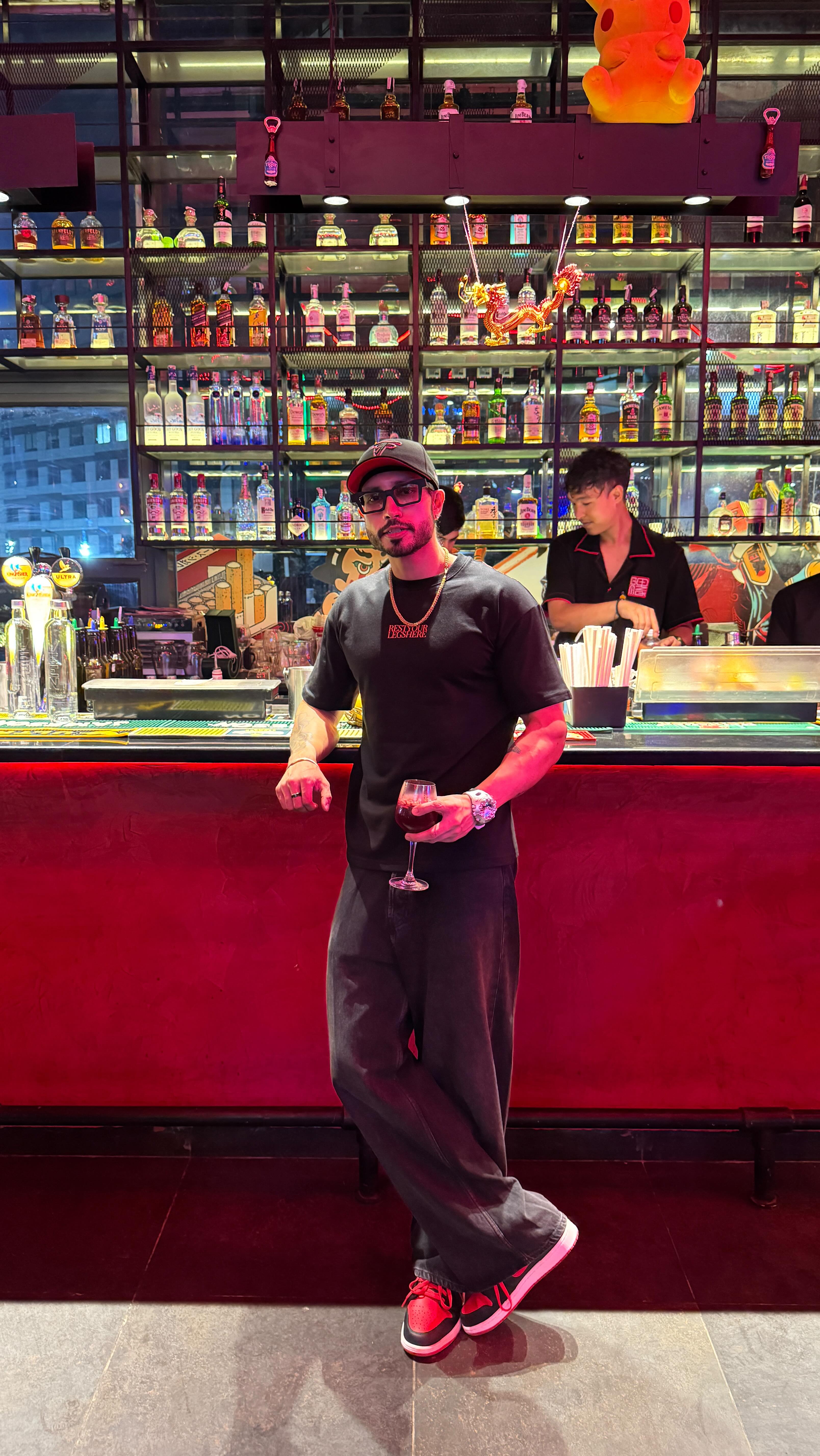 Instagram post by @getfitbysahib for G-SHOCK. Caption reads: GRWM 

Cap @neweraindia 
Tshirt @flyaf.official....