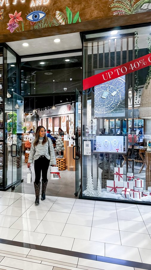 Instagram post by @sincerelyreneze for Karma And Luck. Caption reads: [...] holiday gift? Look no further than....