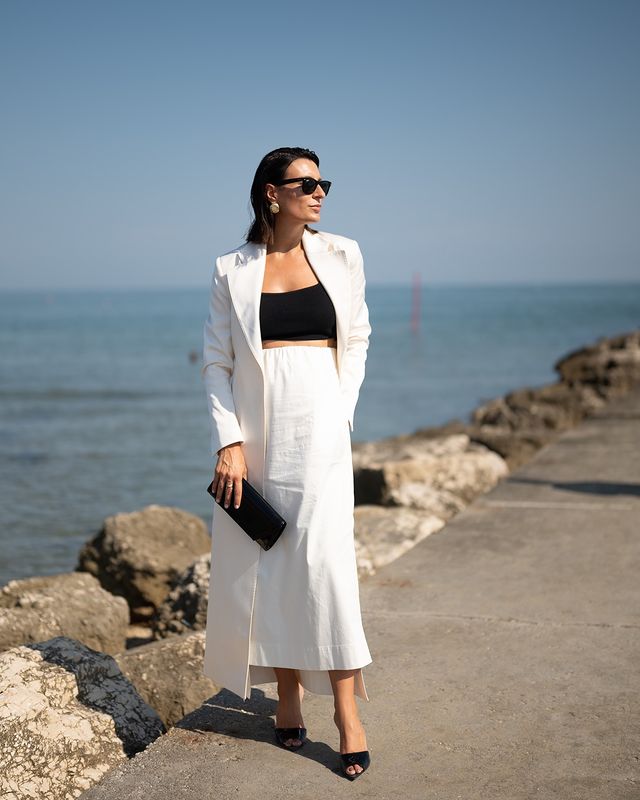 Instagram post by @carlotta.rubaltelli for Vanity Fair. Caption reads: [...] Lido for a very special moment with....