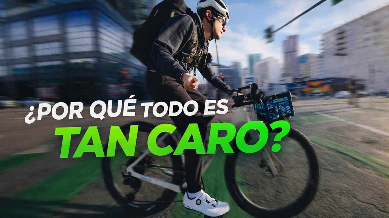 YouTube post by @franborrero for Siroko. Caption reads: Cycling became absurdly expensive.