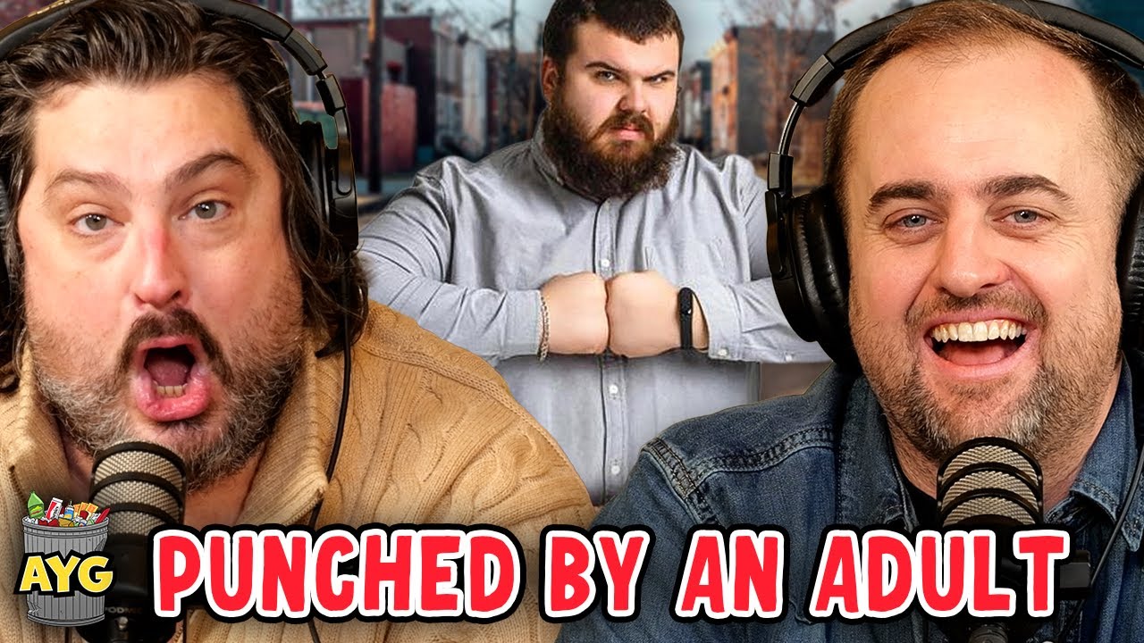 YouTube post by @AreYouGarbage for Quince. Caption reads: Ever Been Punched by an Adult?! | Are You Garbage....