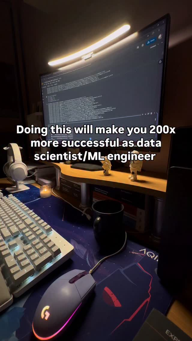 Instagram post by @codingmermaid.ai for Wix Studio. Caption reads: Data scientists are missing on countless of....