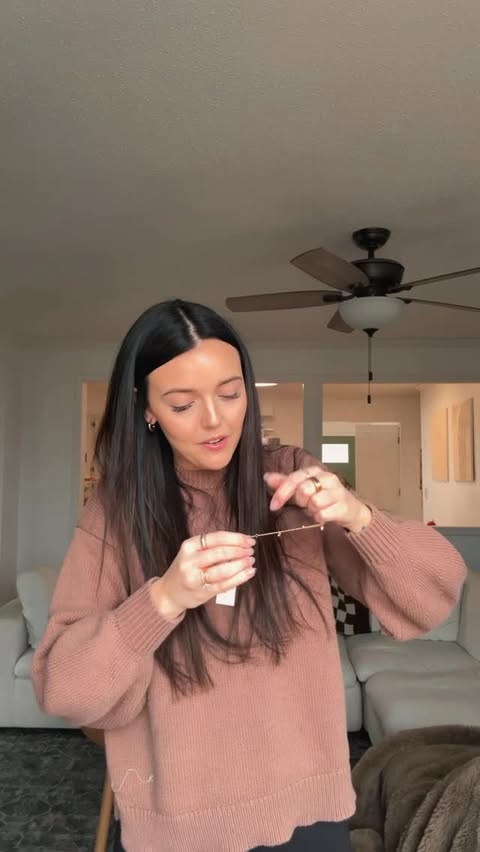 Instagram post by @macieeabernathy for FabFitFun. Caption reads: Christmas in January 🤭🤎 @fabfitfun....