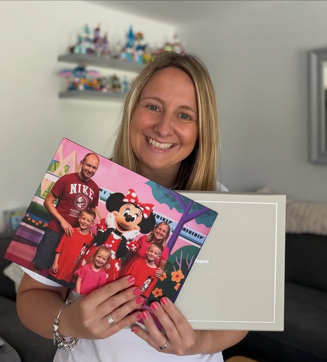 Instagram post by @disneywiththecraigs for Popsa. Caption reads: Popsa sent me this surprise photo book. Taking....