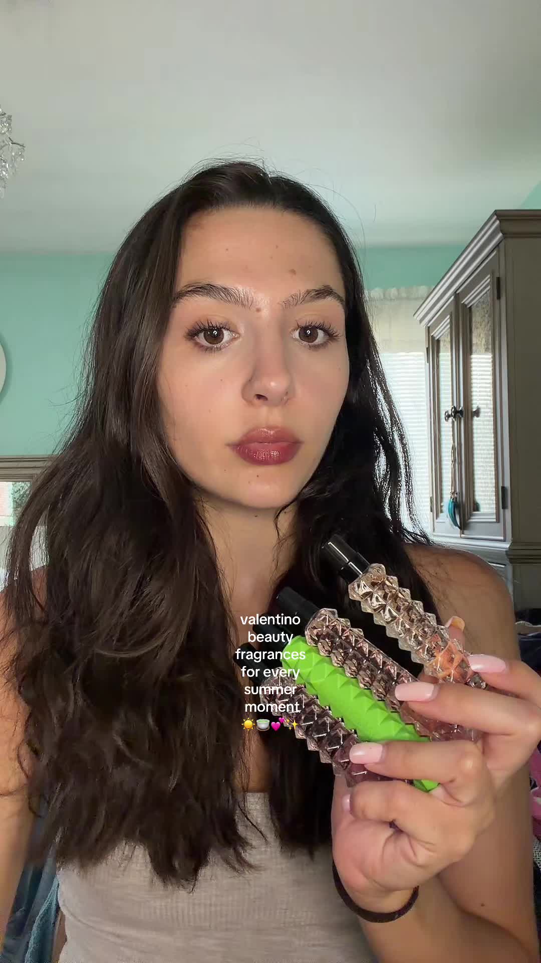 TikTok post by an influencer for Sephora. Caption reads: [...] you guys on!🩷 available at @sephora....