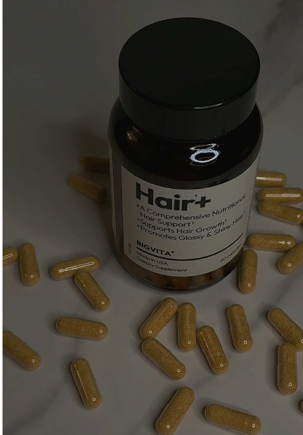 TikTok post by @mariaanghel29 for Bigvita. Caption reads: [...] 🌿 Simple routines, real results. ✨....