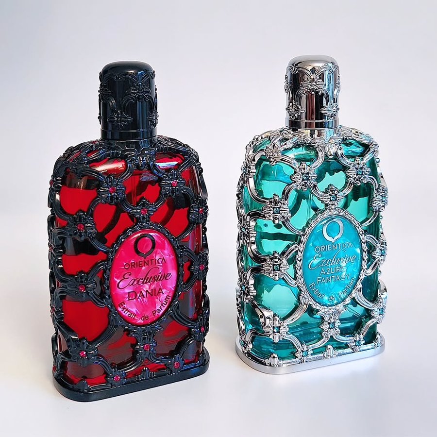 Instagram post by @mr.fragrance.paris for Orientica Perfumes. Caption reads: Orientica Perfumes Luxury Collection: Yes or No?....