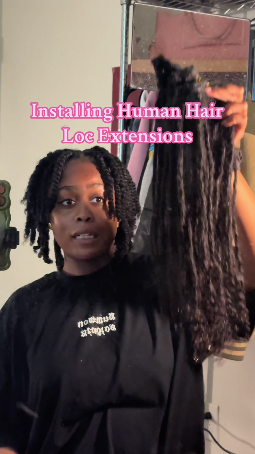 TikTok post by @armoni.renee for Daixidreadology. Caption reads: Yall need to get these locs 😍  @Daixi Dreadology....