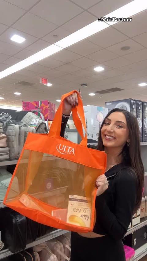 Instagram post by @itsalexissimone for Nair. Caption reads: [...] I had to grab a restock of my favorite....