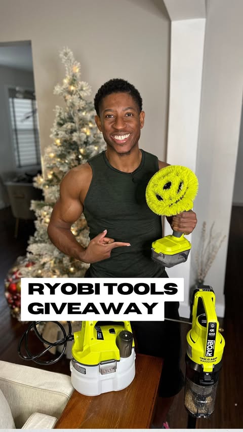 Instagram post by @weeklyhomecheck for RYOBI Tools. Caption reads: ✨GIVEAWAY✨

❌ CLOSED WINNERS HAVE BEEN SELECTED....
