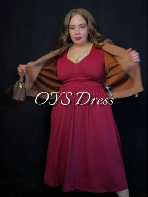 TikTok post by @cardis.ego for OYS_US. Caption reads: OYS dresses make transitioning your closet into....
