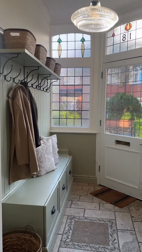 Instagram post by @thelittlehouseinlondon for Corston Architectural Detail. Caption reads: [...] the beautiful hardware from....