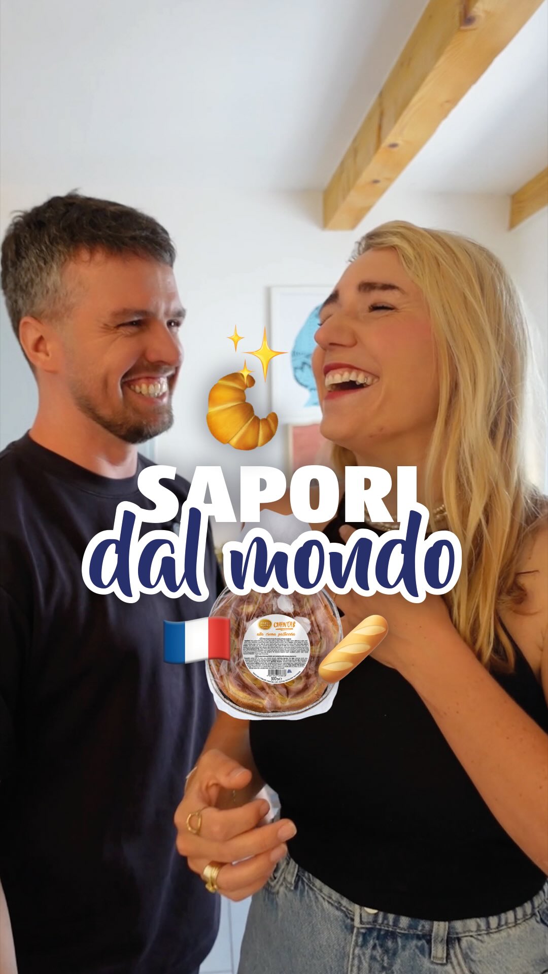 Instagram post by @etvoila_franceseperitaliani for Aldi. Caption reads: 🇫🇷🥐 Una bella settimana di offerte con prodotti....