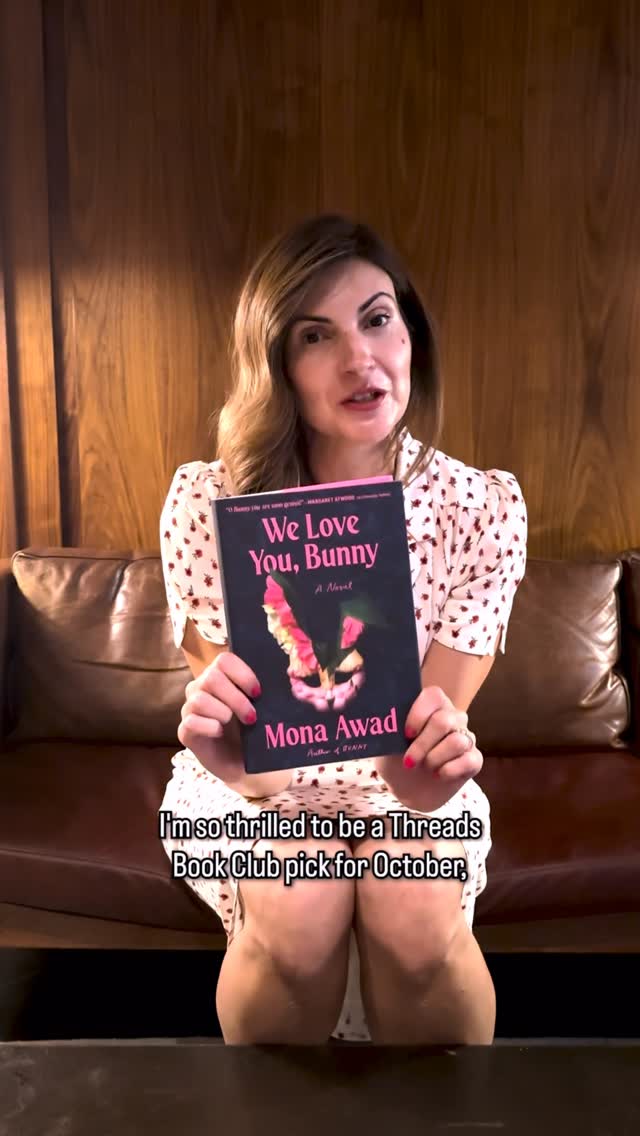 Instagram post by @threads for Simon & Schuster. Caption reads: The Bunnies are back 🐇 

Join us for the next....