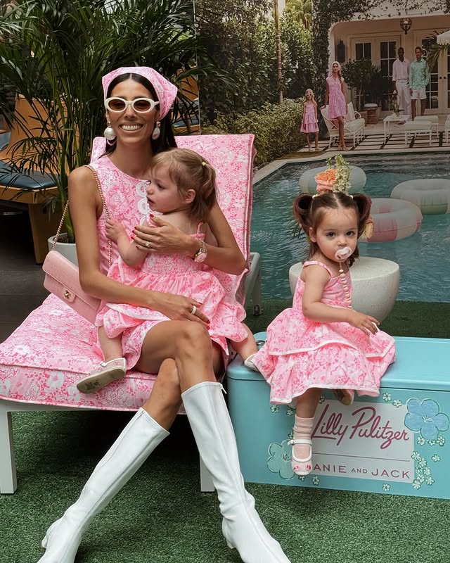 Instagram post by @babba for Lilly Pulitzer. Caption reads: [...] day! We had a blast attending the Lilly....
