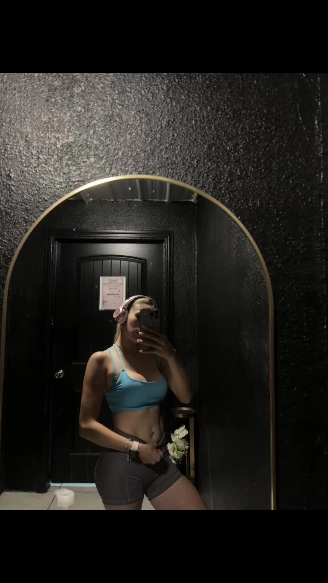 TikTok post by @joelisarenee for BRXL. Caption reads: [...] this sports bra in every single color @BRXL....