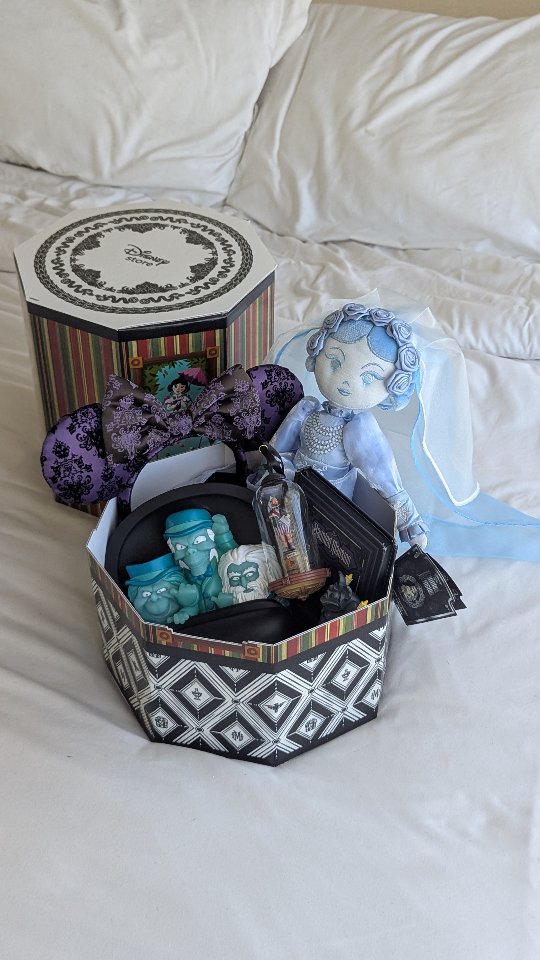 Instagram post by @thenebellion for Disney Store. Caption reads: happy haunts 🖤 Thank you so much to @disneystore....