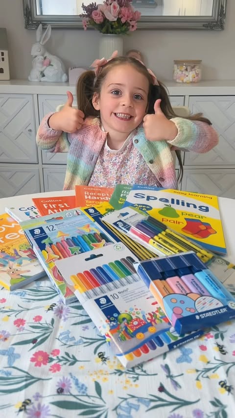 Instagram post by @thismummymaddie_x for Collins4Parents. Caption reads: A new little learning adventure is about to begin....