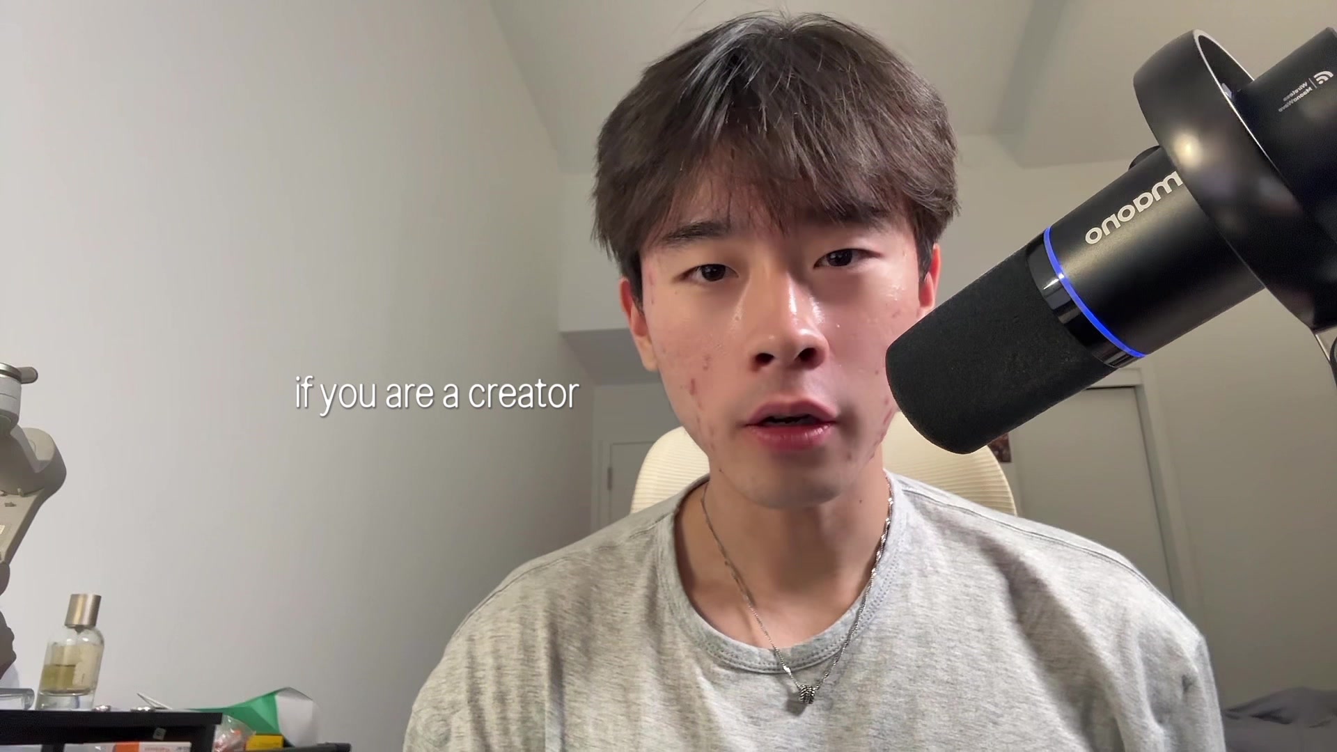 TikTok post by @kennithlee for Maono. Caption reads: top tier mic for people starting out. #maono....