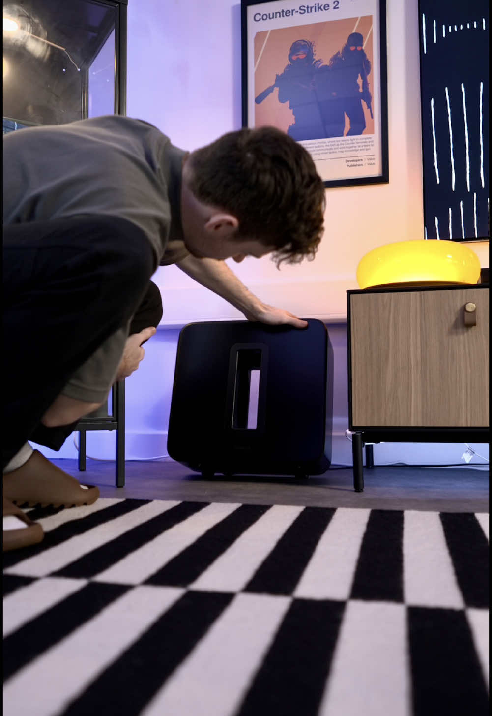 TikTok post by @arkitechnology for Sonos. Caption reads: Revolutionary new speaker technology with double....
