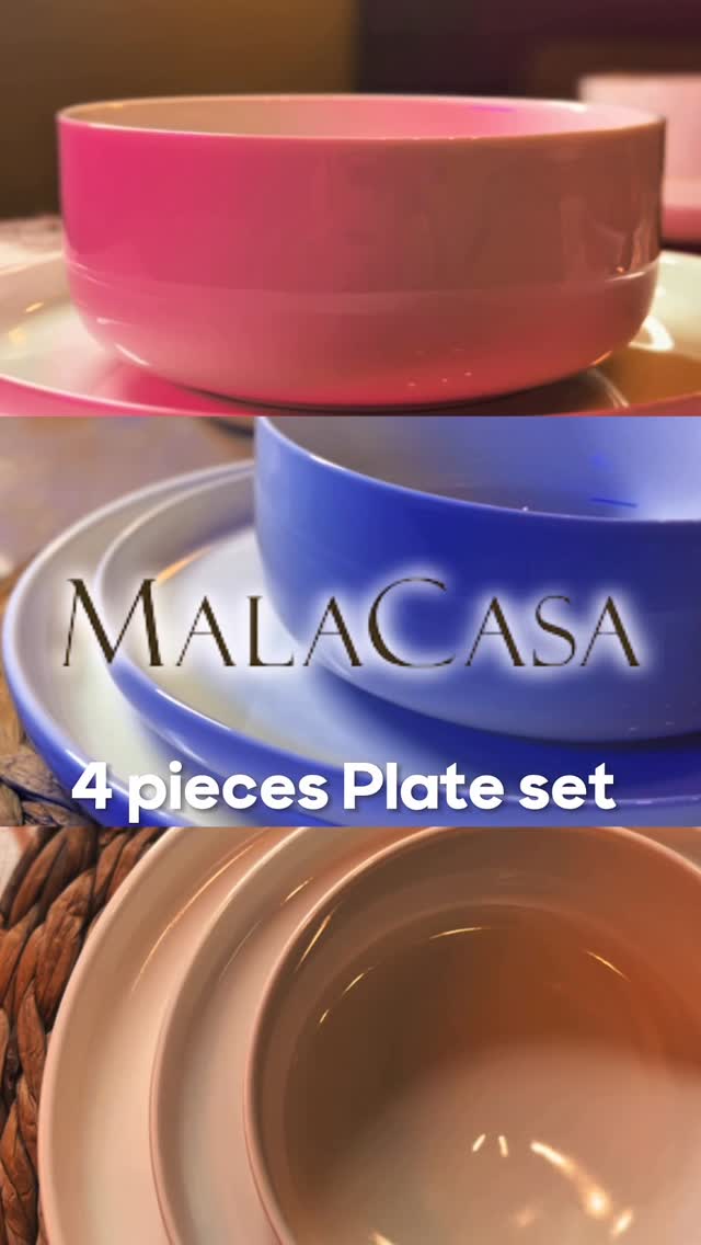 Instagram post by @amyboylu for Malacasa. Caption reads: ✨Found the cutest dinnerware set during my Amazon....