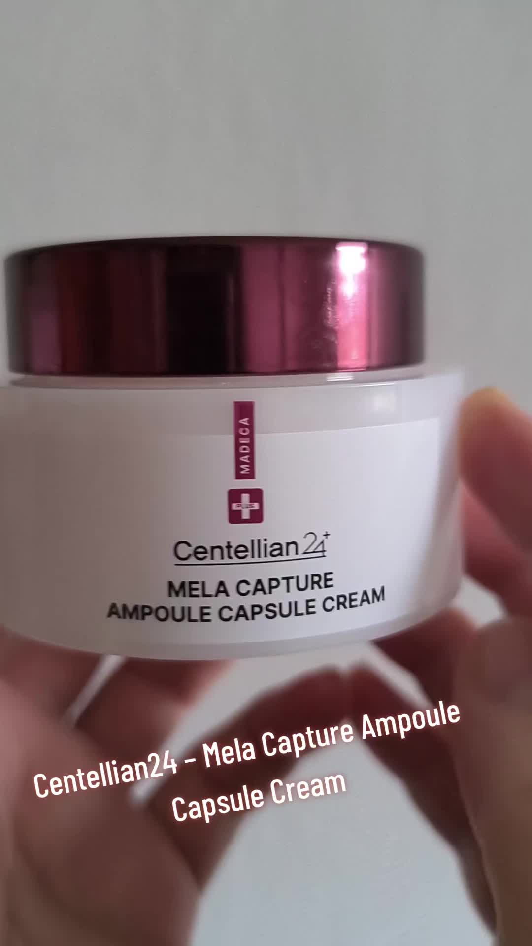 TikTok post by @vitalia3284 for Picky. Caption reads: [...] #melacapture #capsulecream @Centellian24....