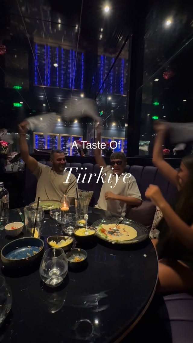 Instagram post by @traveltheworldfamily for Tripadvisor. Caption reads: AD 🇹🇷 In Türkiye, food isn’t just eaten — it’s....