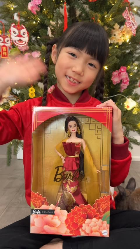 Instagram post by @thecakinggirl for Mattel. Caption reads: [...] designed.🧧✨ Thank you so much to @Mattel....