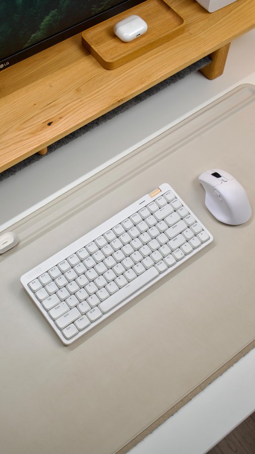 Instagram post by @zenjoshh for LOFREE. Caption reads: Home Office Essentials ⌨️ This is the Lofree flow....