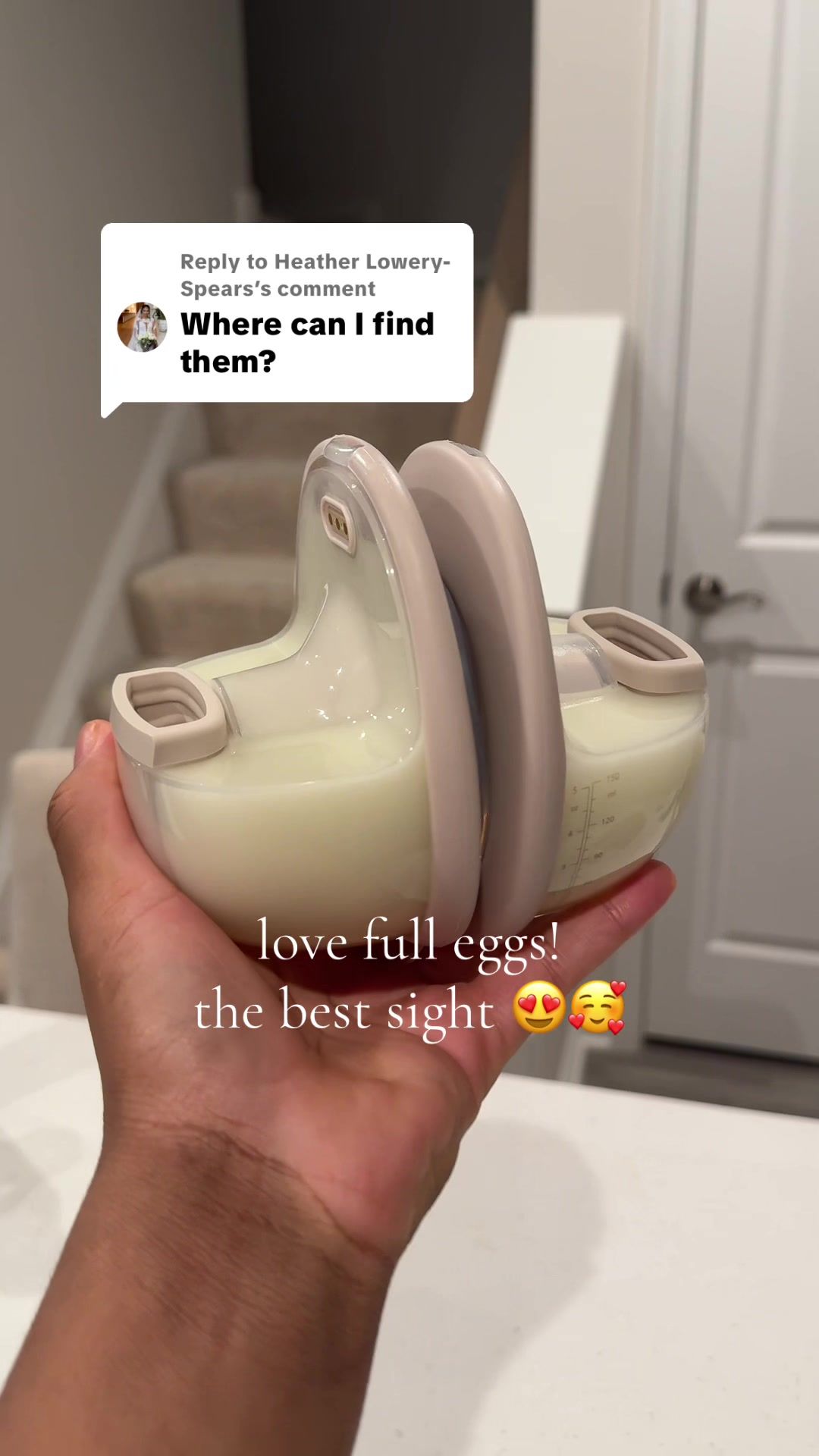TikTok post by @majaenixon for Legendairy Milk. Caption reads: [...] you can find the flanges on the @Legendairy....