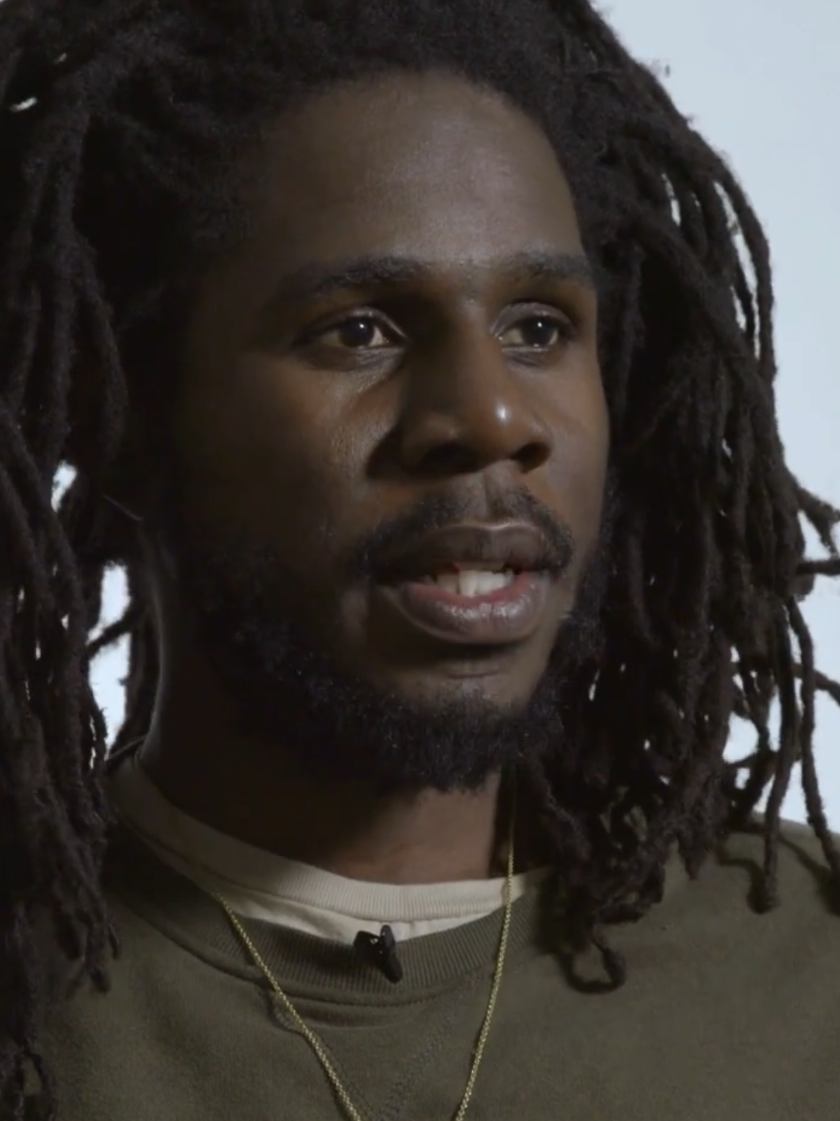 TikTok post by @bestreggaemusic for Mass Appeal. Caption reads: Do it for the LOVE! ❤️ | Chronixx interview (2017)....