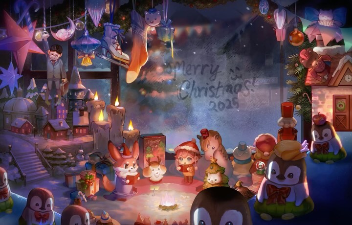 Instagram post by @eggutarto for XPPen. Caption reads: 【**‧₊ 𝕮𝖍𝖗𝖎𝖘𝖙𝖒𝖆𝖘 𝕺𝖓𝖈𝖊 𝕸𝖔𝖗𝖊 ₊....