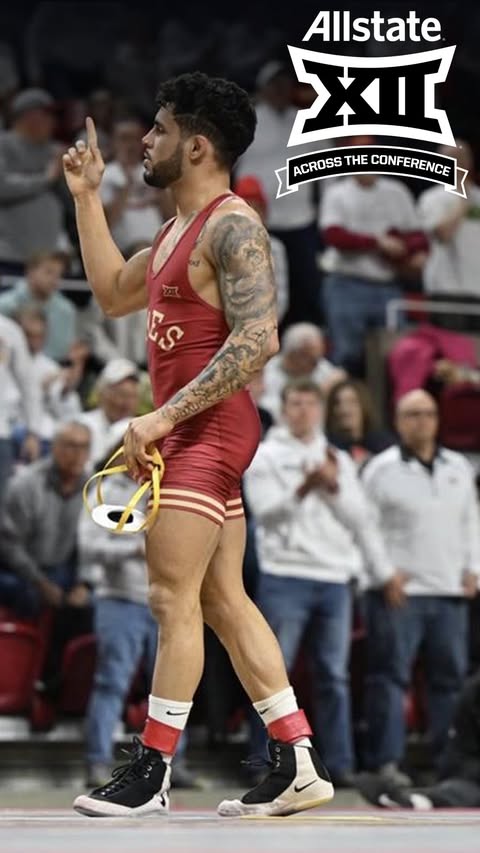 Instagram post by @big12studios for Big 12 Conference. Caption reads: "They are the pro level" - Kevin Dresser, Iowa....
