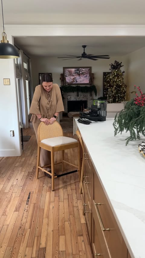 Instagram post by @kenziemariehome for BISSELL. Caption reads: would YOU rather have a thrifted gift or a magical....