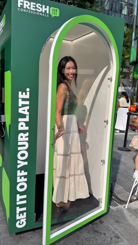 Instagram post by @babydumplingg for HelloFresh US. Caption reads: Confessing the dinner habits I’d never admit to at....