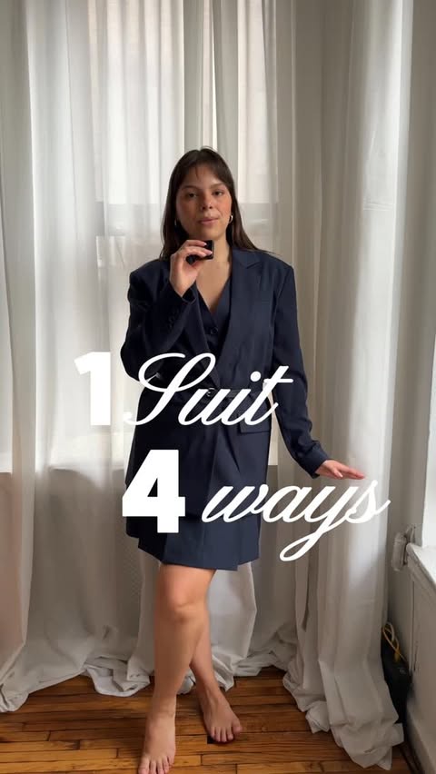 Instagram post by @touch.of.red for Kenneth Cole. Caption reads: [...] slays 👔 ✨ 
Styling this 3-piece from....