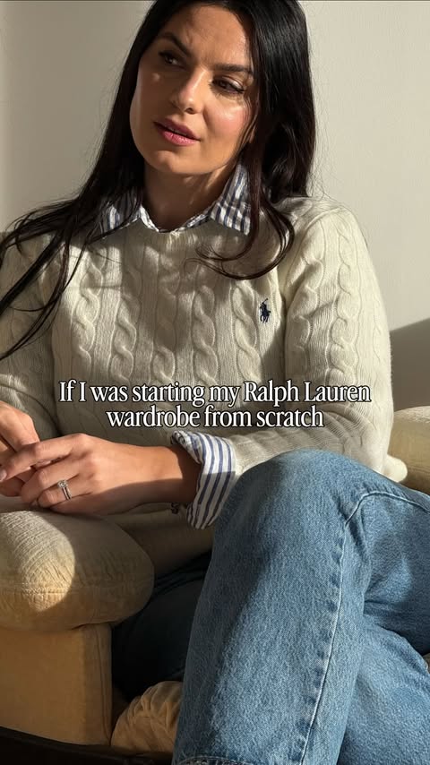 Instagram post by an influencer for Ralph Lauren. Caption reads: [...] around, it would have to be @ralphlauren -....