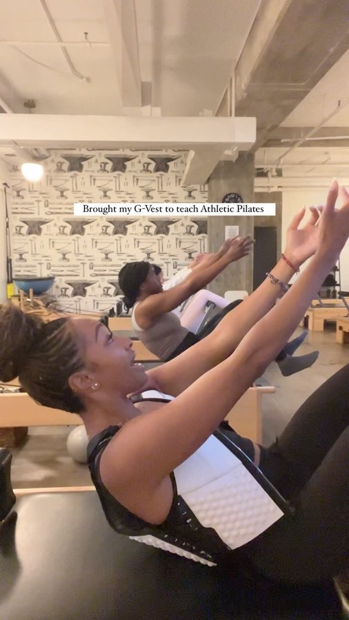 Instagram post by @thelifeofaflowers for OMORPHO. Caption reads: [...] ! 💪🏾 Had to use this song BAHA! 😂....