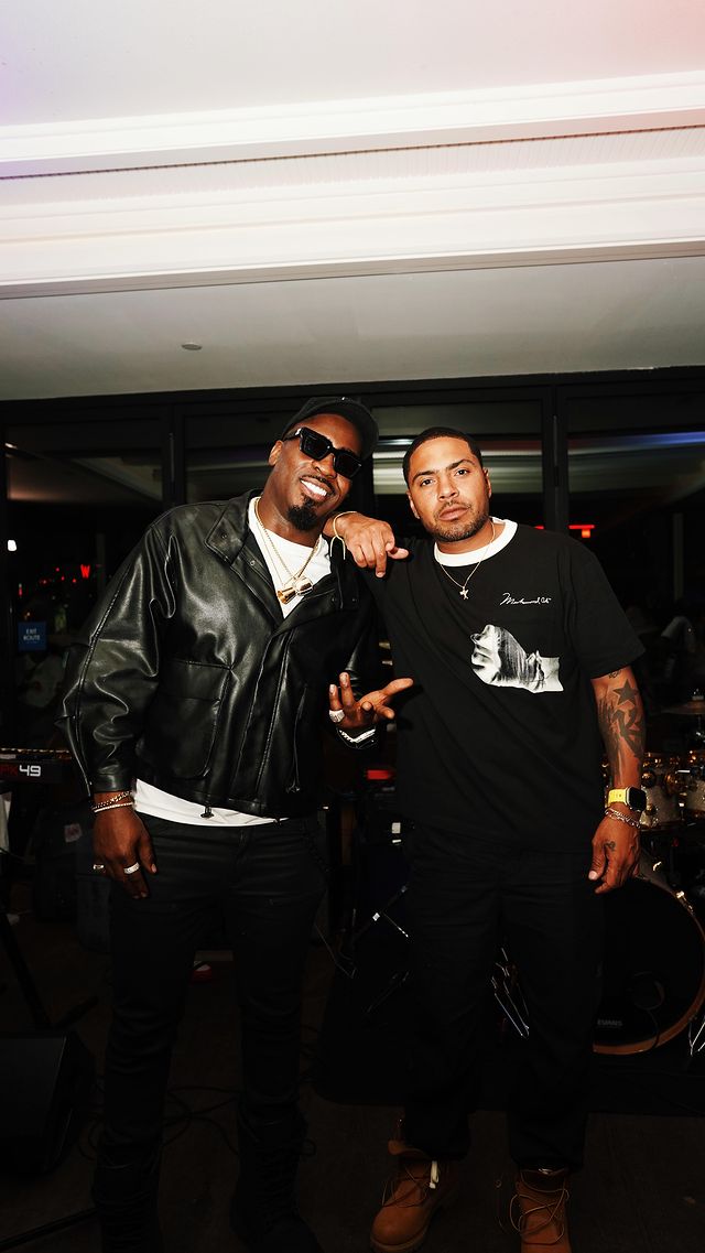 Instagram post by @bongobytheway for Columbia Records. Caption reads: @columbiarecords & @livenationurban showed out for....