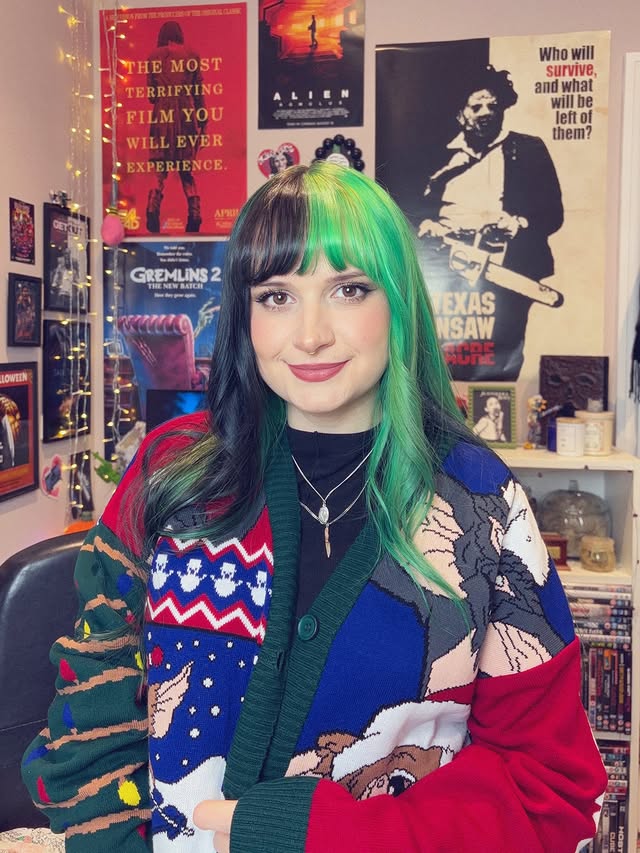 Instagram post by @gremlingiirl for TruffleShuffle. Caption reads: [...] How perfect is this cardigan from....